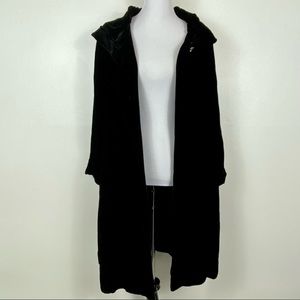 Vintage Kerrybrooke Black Velvet Coat Jacket